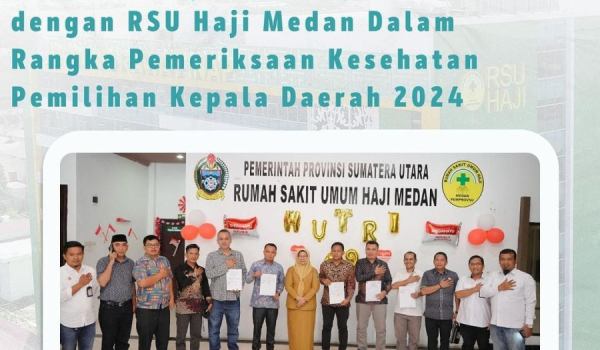 Penandatanganan Kerja Sama KPUD dengan RSU Haji Medan